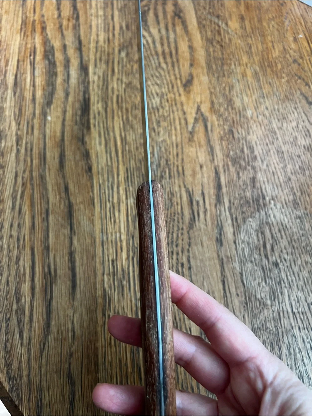 Ekco Flint Serrated Bread Knife Stainless Steel with Wood Handle